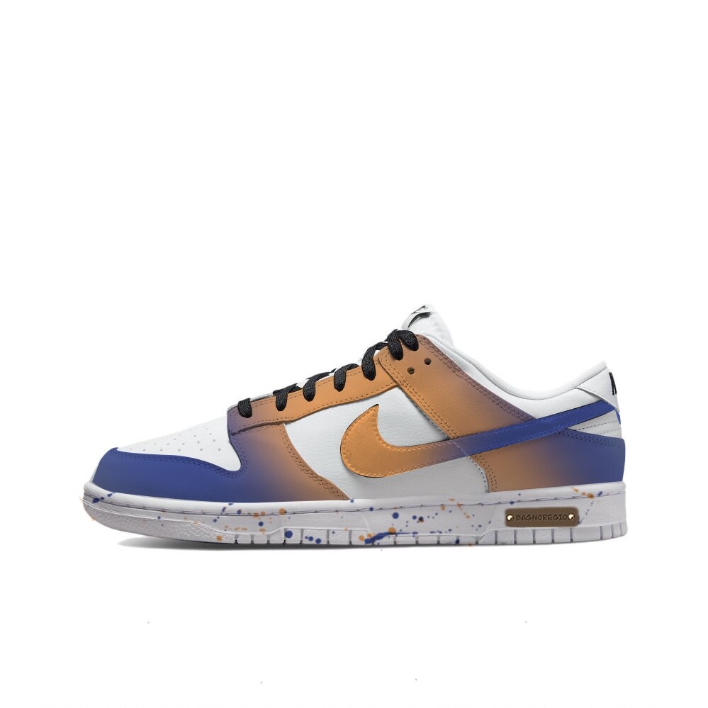 

Кроссовки Nike Dunk Skateboarding Shoes Men Low-top Blue/Orange, голубой, Синий, Кроссовки Nike Dunk Skateboarding Shoes Men Low-top Blue/Orange, голубой