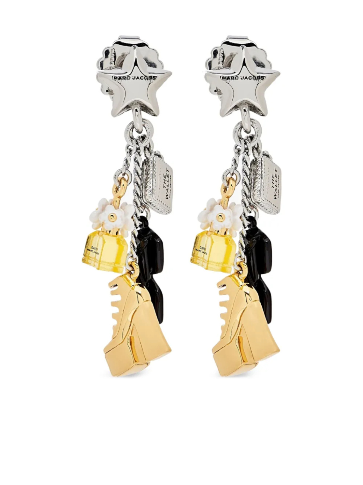 

Серьги-подвески Marc Jacobs The Mini Icon, серебряный