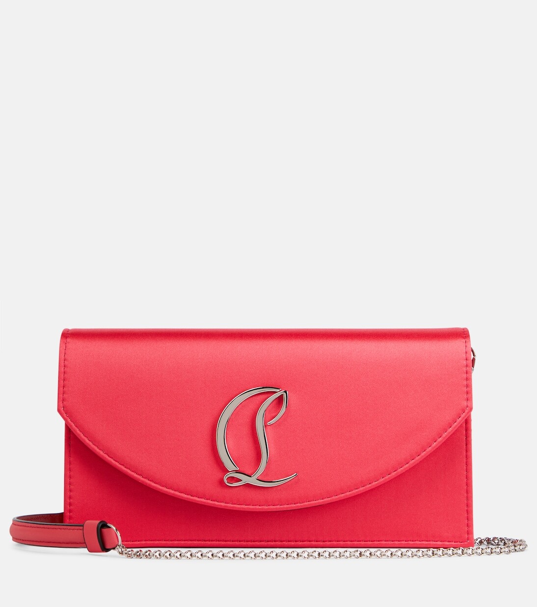 

Клатч loubi54 из шелкового атласа Christian Louboutin, красный