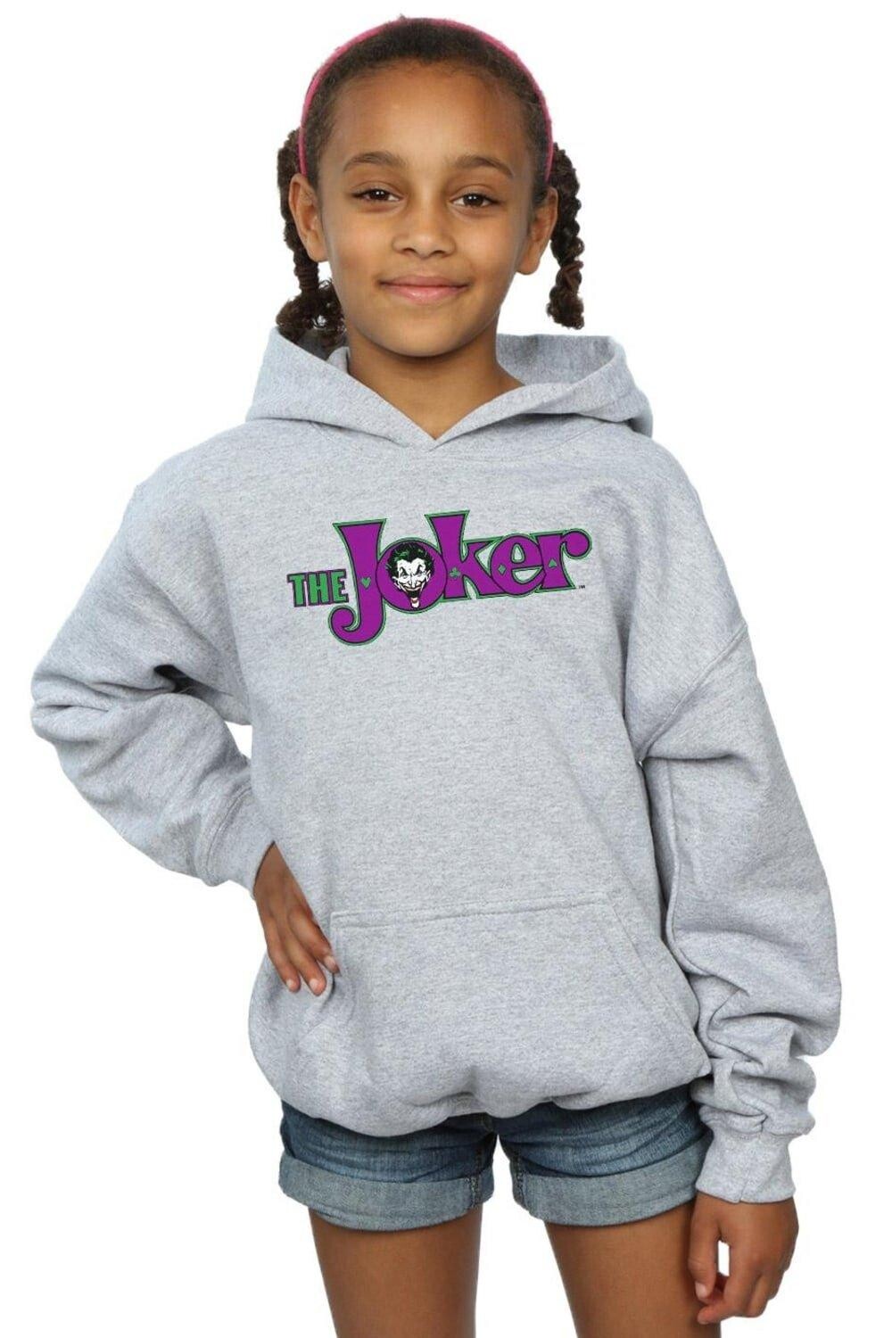 

Толстовка с текстовым логотипом The Joker DC Comics, серый