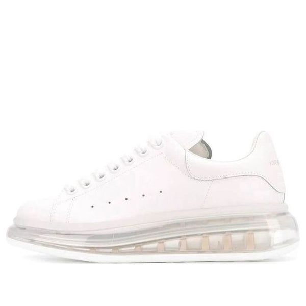 Кроссовки oversized sneaker 'white clear sole' Alexander Mcqueen, белый