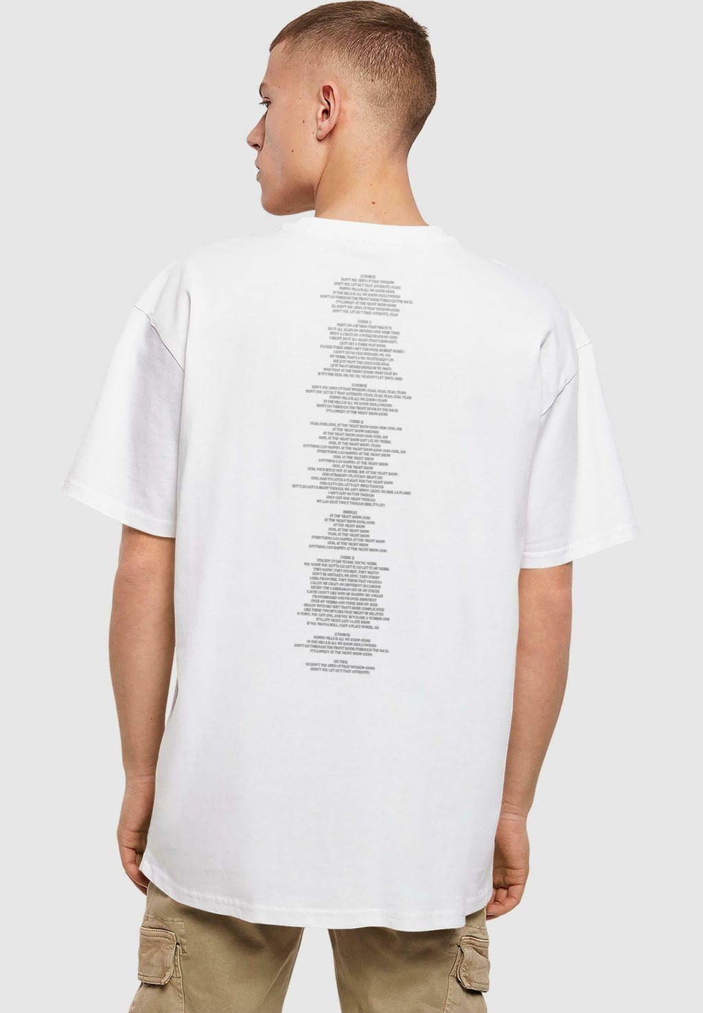 

Футболка с принтом ANTIDOTE HEAVY OVERSIZE Upscale by Mister Tee, белый