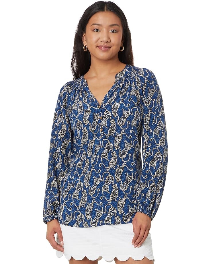 

Топ Lilly Pulitzer Elsa, цвет Low Tide Navy Easy To Spot