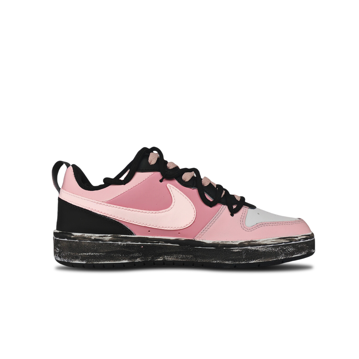 

Кроссовки Nike Court Borough Skateboarding Shoes Women's Low-top Black/pink, цвет Lotus Color