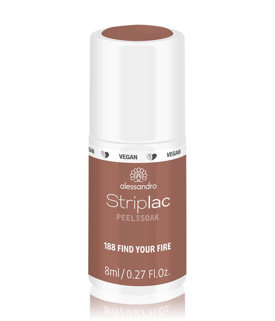 

Лак для ногтей Alessandro Striplac Peel or Soak, Nr. 188 - Find Your Fire, 8 ml