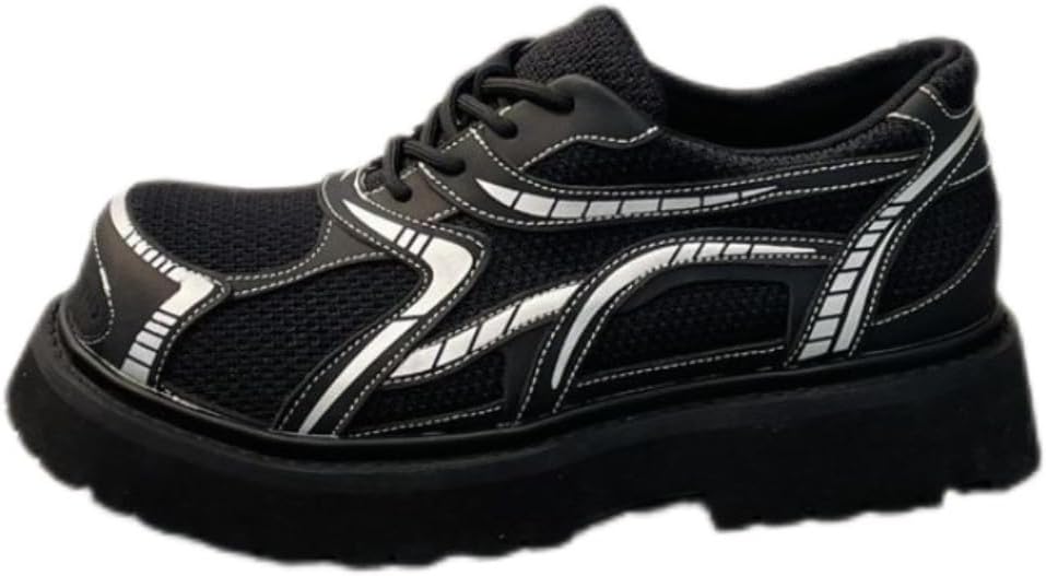 

Ретро-кроссовки с сетчатой подошвой, увеличивающие высоту на 5 см, для мужчин в стиле стритстайл, с массивной платформой и протектором Ctkvbmeoi, белый