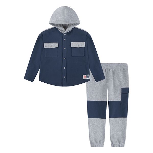 Детский сет из худи-куртки и брюк для мальчиков 4-7 лет Levi'S — фото 4