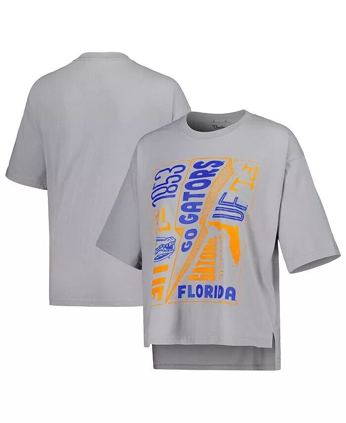 

Женская серебряная футболка Florida Gators Rock & Roll School of Rock Pressbox