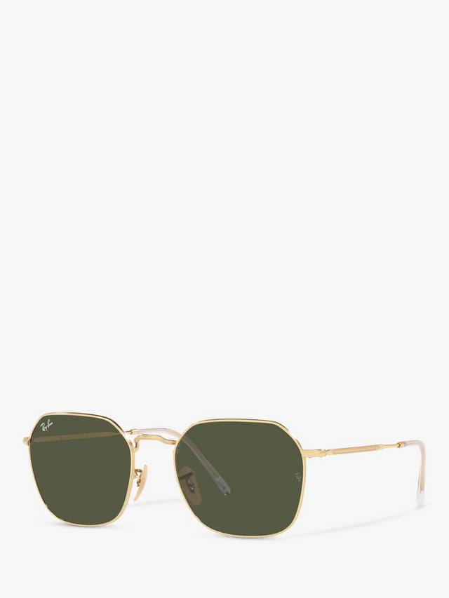 

Солнцезащитные очки rb3694 унисекс jim неправильной формы Ray-Ban, цвет Gold Arista/Green