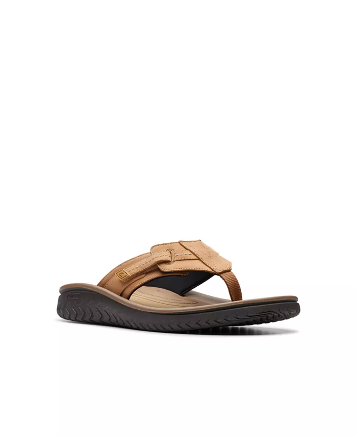 

Мужские сандалии-слипоны Wesley Sun Clarks, коричневый/бежевый