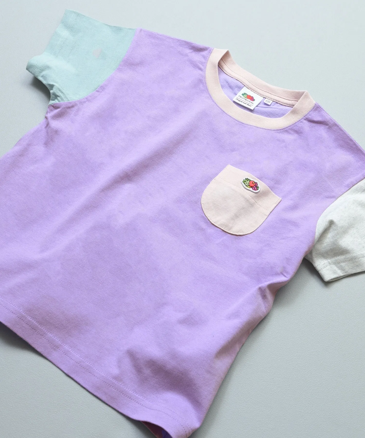 Детская футболка FRUIT OF THE LOOM с коротким рукавом и карманом