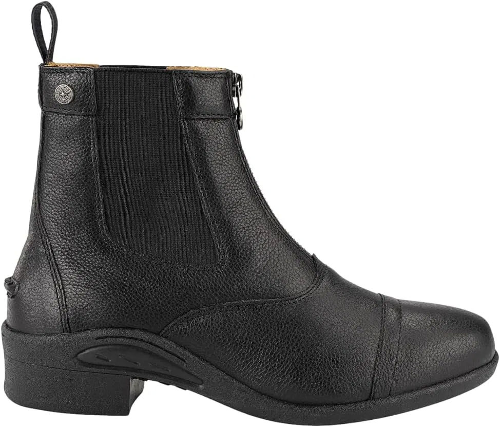 SUEDWIND FOOTWEAR Ботинки для верховой езды Ultima FZ Soft с застежкой-молнией YKK спереди, мягкий верх, кожаные ботинки-джодпуры с удобной стелькой, ботинки без шнурков, обувь для верховой езды из натуральной кожи, фирменный товар, черный цвет — фото 2