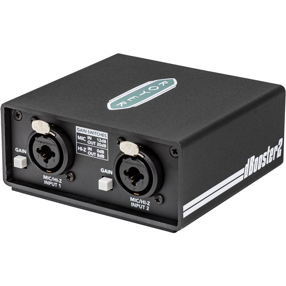 

Royer Labs R-DB22 dBooster2 Dual-Channel In-Line Signal R-DB22