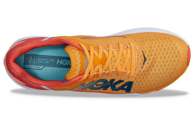 Кроссовки мужские Rocket X с низким верхом, желтые/оранжевые Hoka One One — фото 2