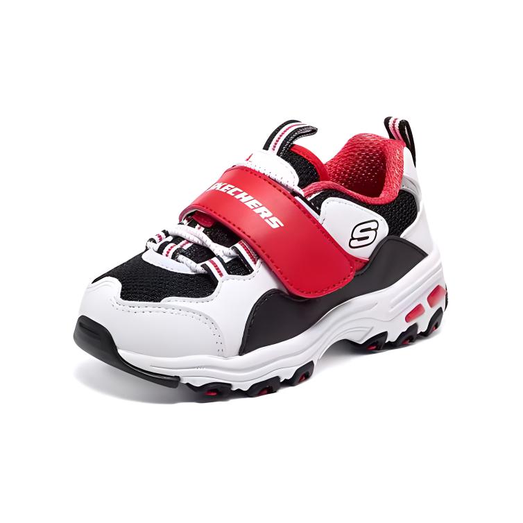 Амортизирующие износостойкие низкие детские ботиночки для малышей Infant And Toddler Skechers, красный — фото 3