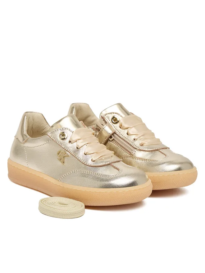 Calvin Klein Кроссовки V1A9-83342-0220514 S золотистого цвета — фото 2