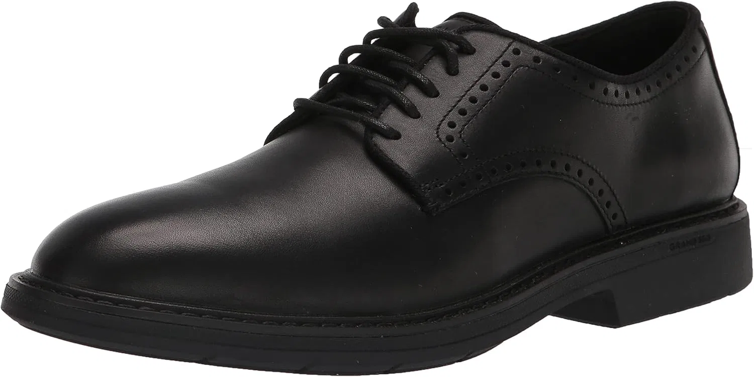 Классические мужские туфли-оксфорды Cole Haan с гладкой передней частью, черный