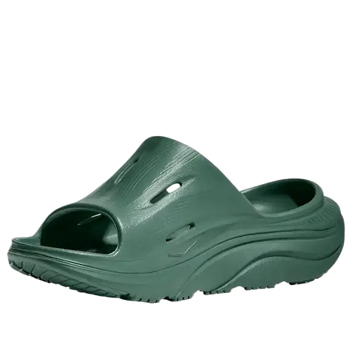 Шлепанцы HOKA ONE ONE ORA Recovery Slide 3 'Thyme' 1135061-TTH, зеленый — фото 3