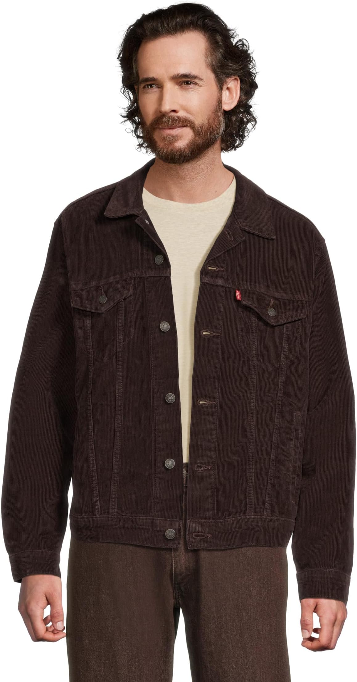 

Куртка Levi's Mens The Trucker Jacket, цвет Black Coffee