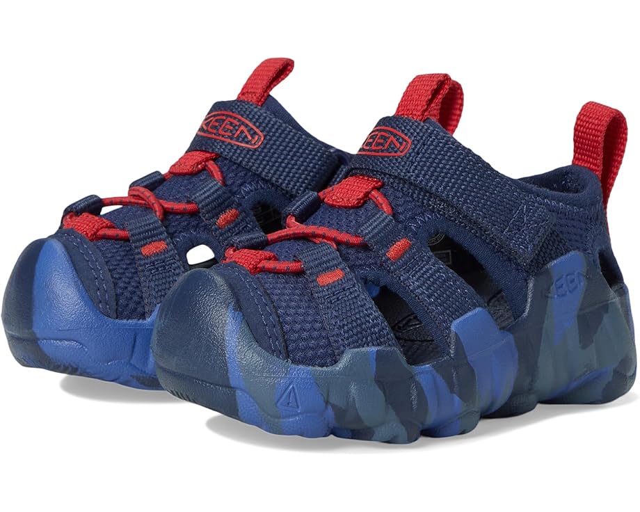 

Сандалии KEEN Kids Hyperport H2, цвет Naval Academy/Red Carpet