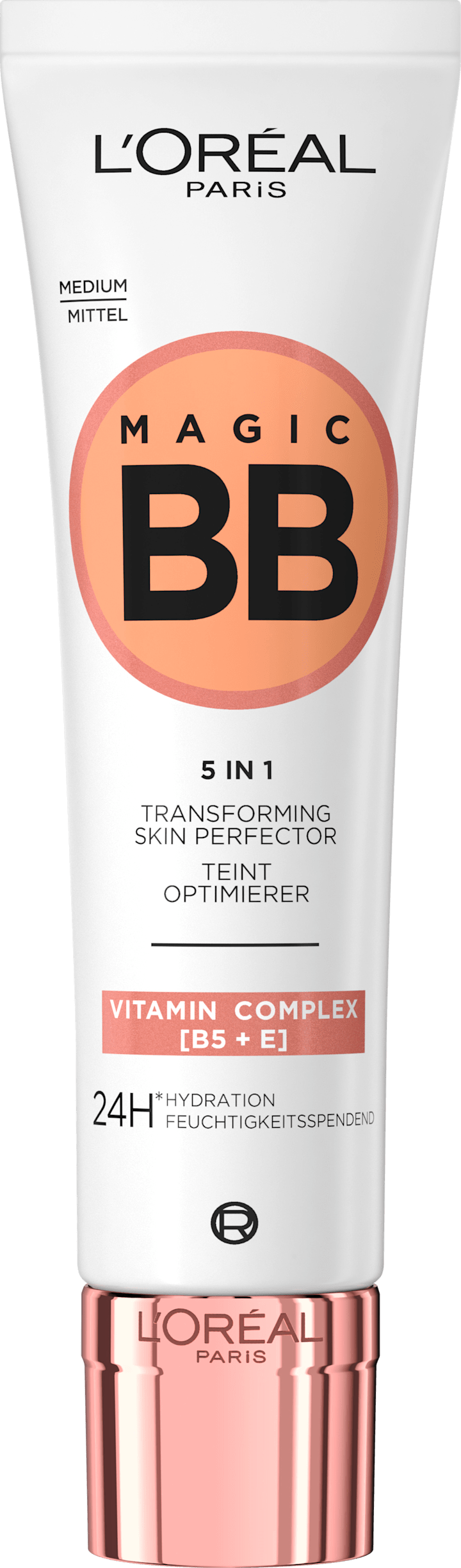 

Дневной крем L'ORÉAL PARiS BB Cream 5in1, 24 feuchtigkeitsspendend, Mittel, LSF 11, 30 ml