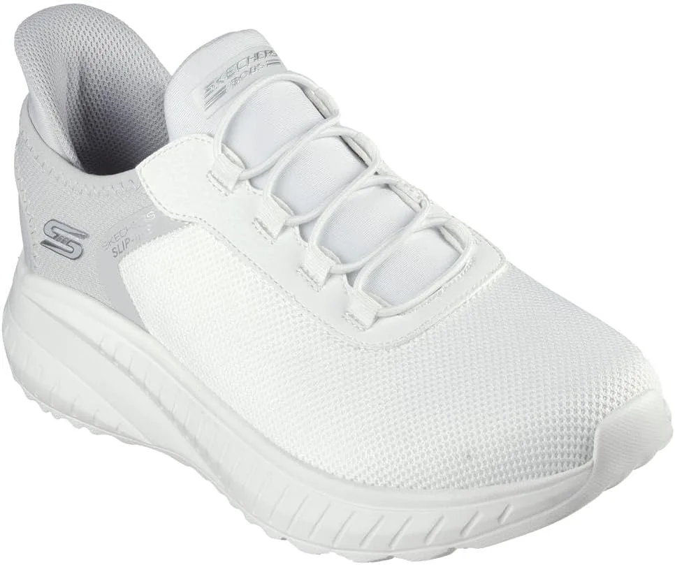 Мужские кроссовки Skechers Squad Chaos - Прочные слипоны для легкой ходьбы без использования рук, белый — фото 3
