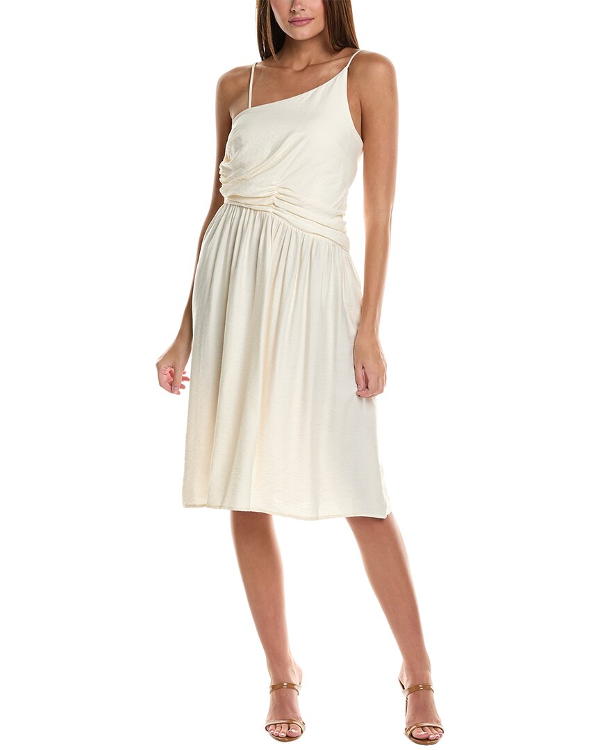 

Асимметричное платье миди BCBG New York, белый