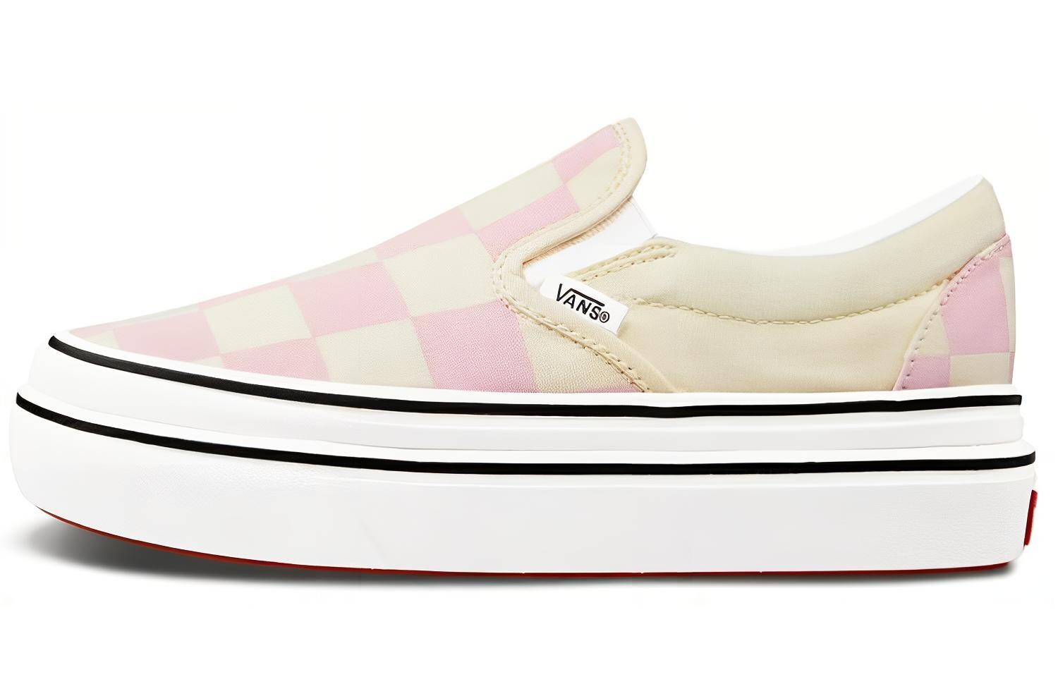 

Кроссовки Slip-On Classic Vans ComfyCush 'Big Classics Checker - Blushing Bride' Women's