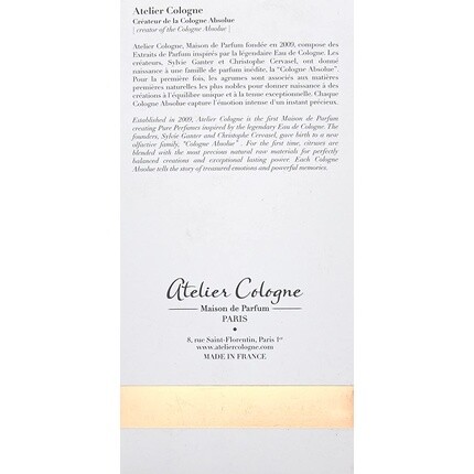 Poivre Electrique Одеколон Absolue 200мл, Atelier Cologne — фото 3