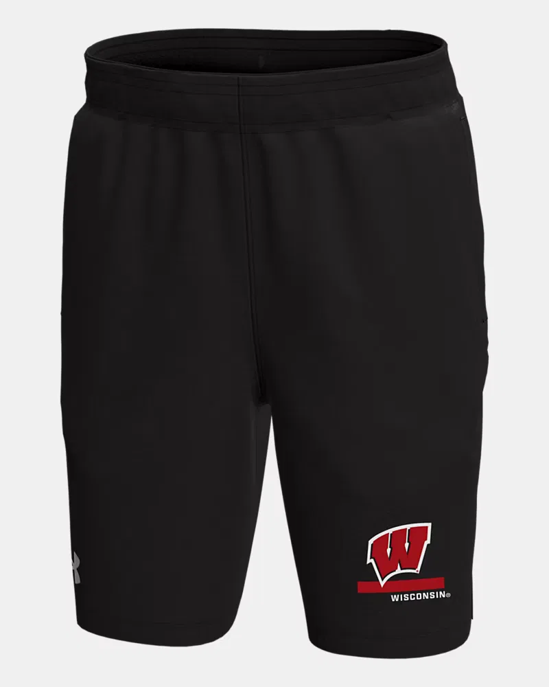 Детские шорты 4-way stretch, длина по внутреннему шву 19,7 см UA Tech Stretch Collegiate UnderArmour, University Of Wisconsin-madison