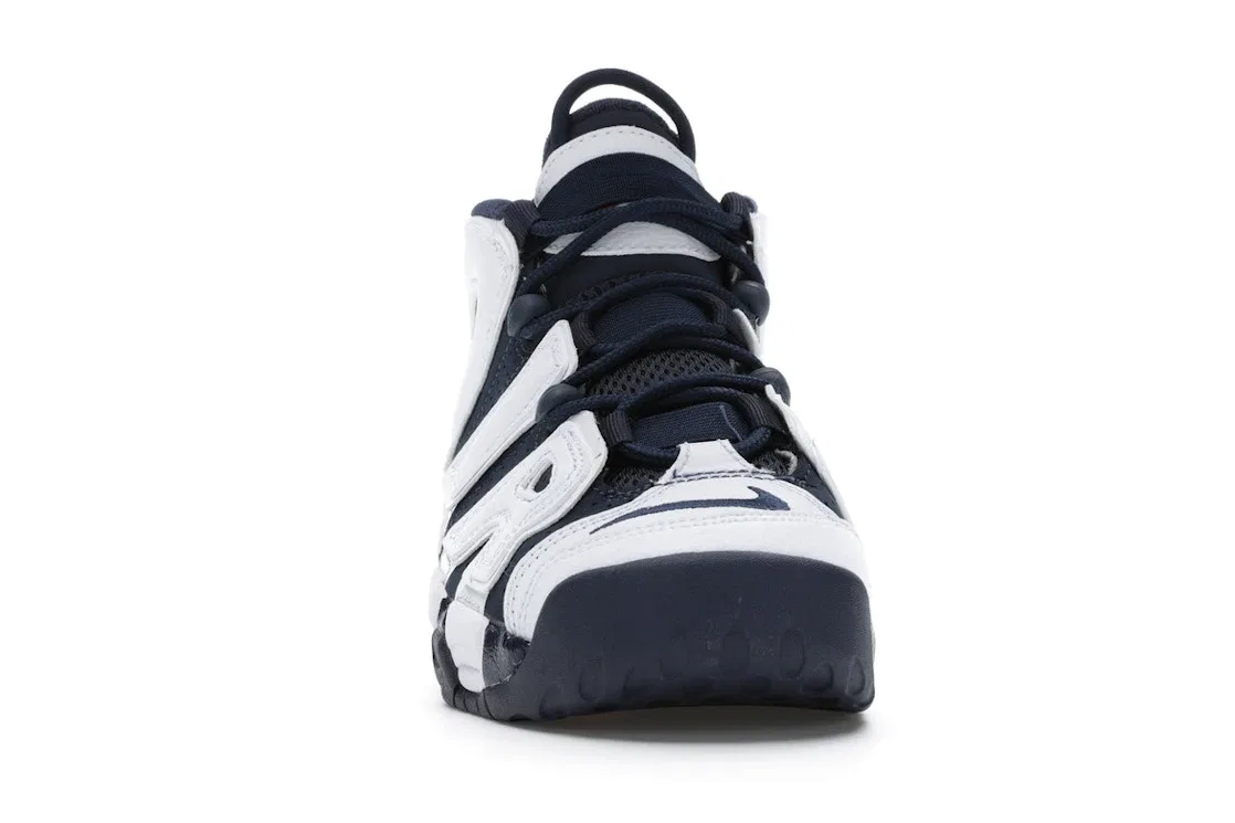 Детские кроссовки Lifestyle Nike Air More Uptempo, White/Metallic Gold-University Red-Midnight Navy — фото 2