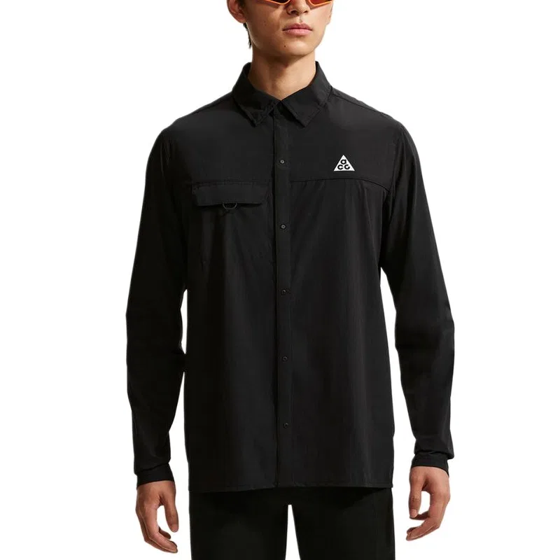 Мужская рубашка хлопковая Nike ACG, Black