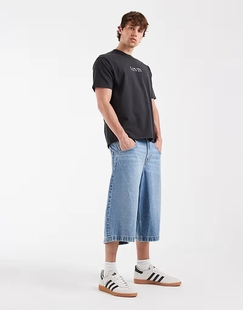 Футболка Levi's с логотипом на груди, черный — фото 3