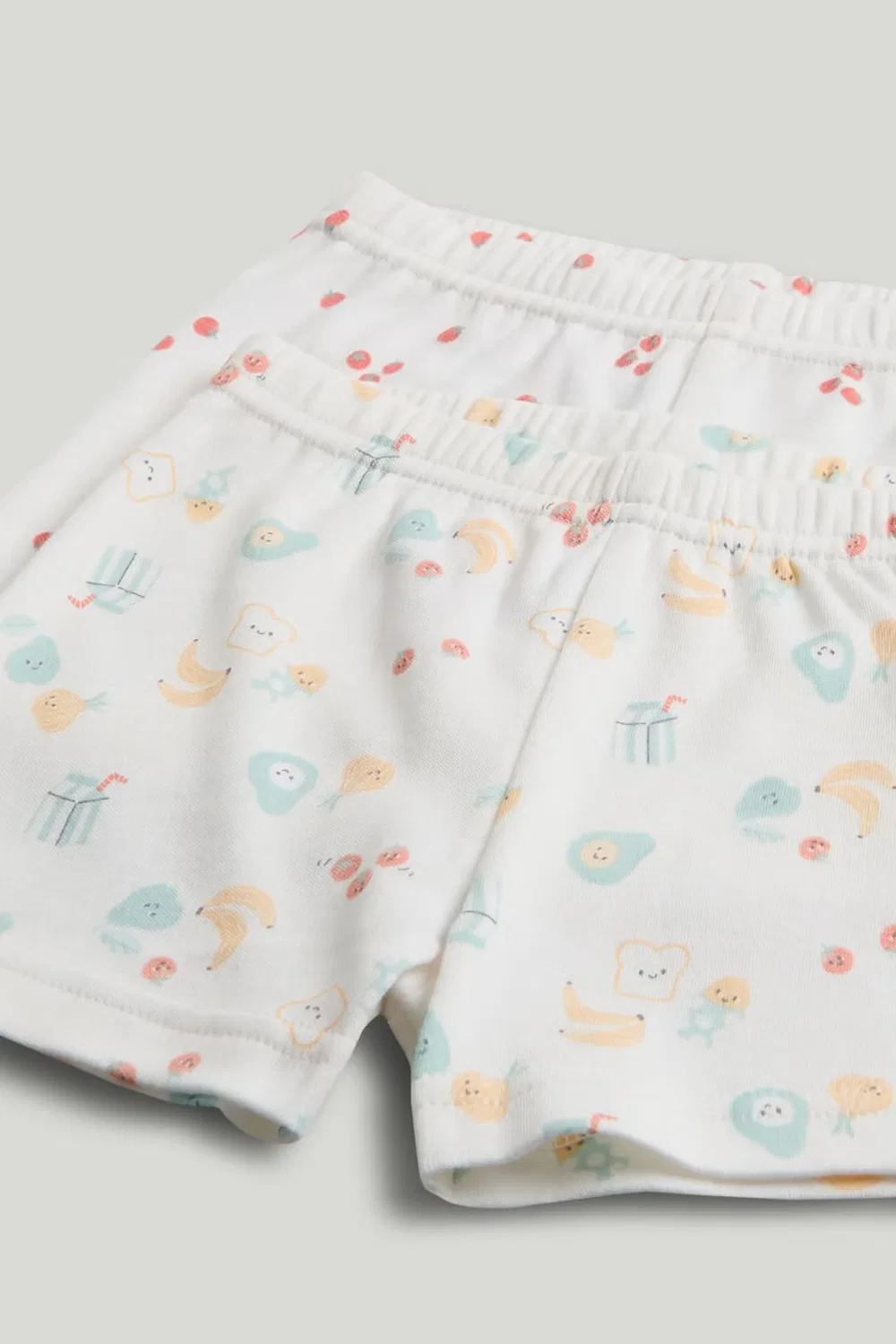 Пижамные шорты с принтом 2 pack Mothercare, белый