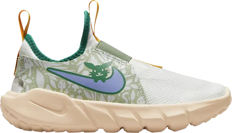 

Кроссовки Nike Flex Runner 2 Lil PS 'Rabbit And Mushroom', белый