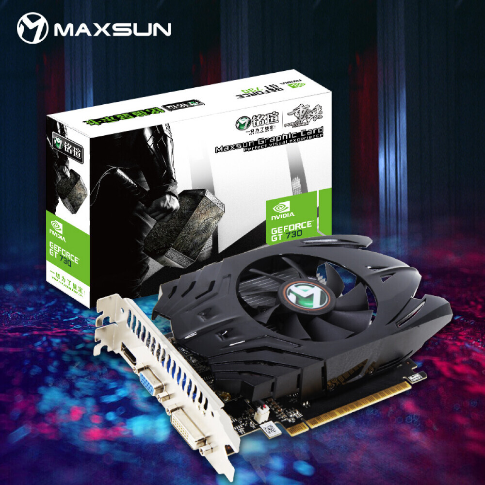 

Видеокарта Maxsun GT 730 Heavy Hammer GDDR4 2GB 64 bit