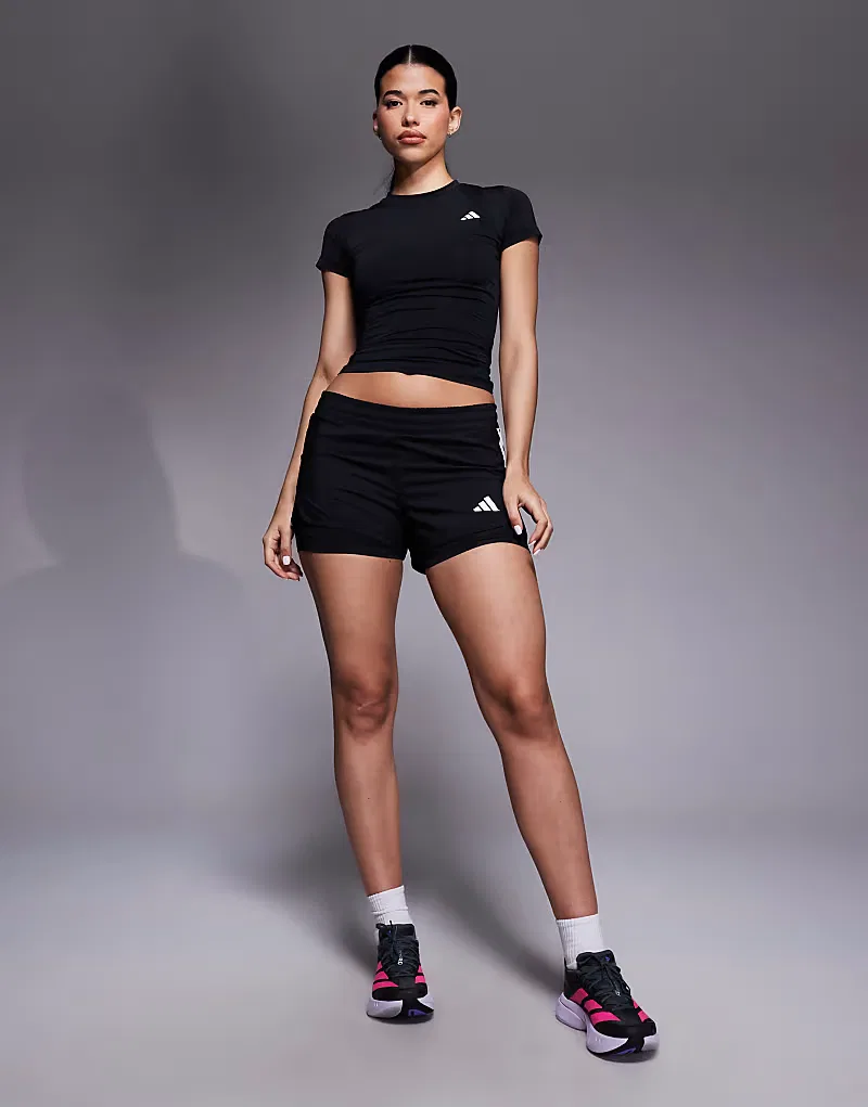 Шорты Adidas Training Pacer 2-в-1, черный — фото 3