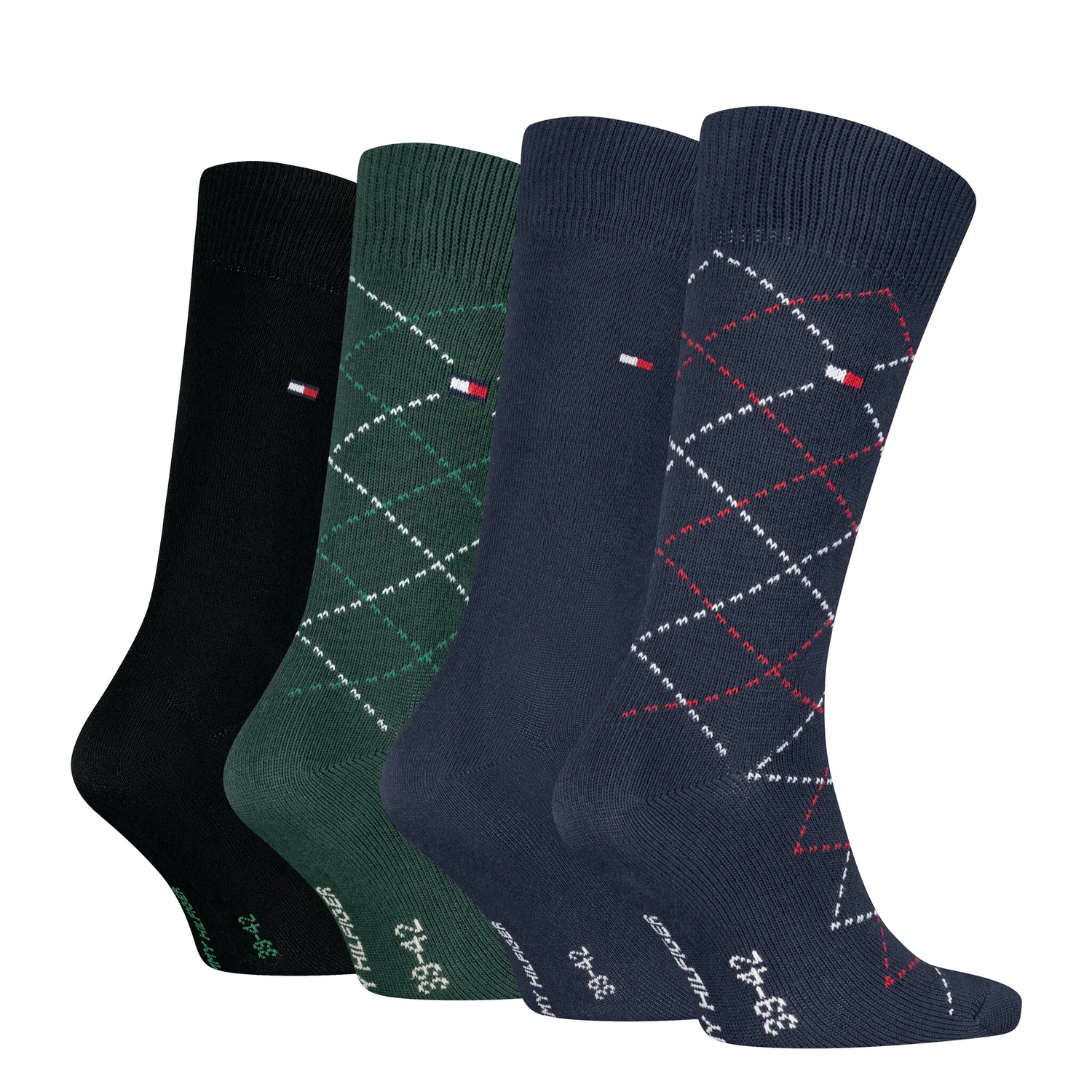 Мужские носки Tommy Hilfiger, Navy/Deep Green — фото 2