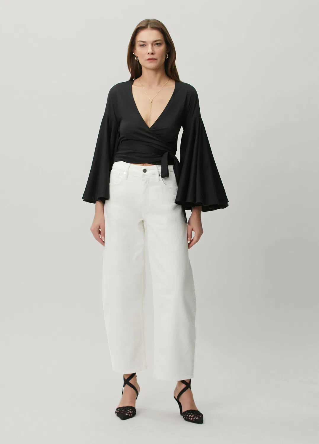 Блуза Jacquemus The Paysan, черный — фото 2