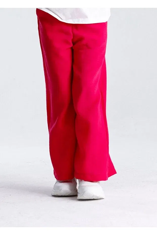 Детские брюки для девочек утепленные с манжетами Joggers Miababy, Fluoria