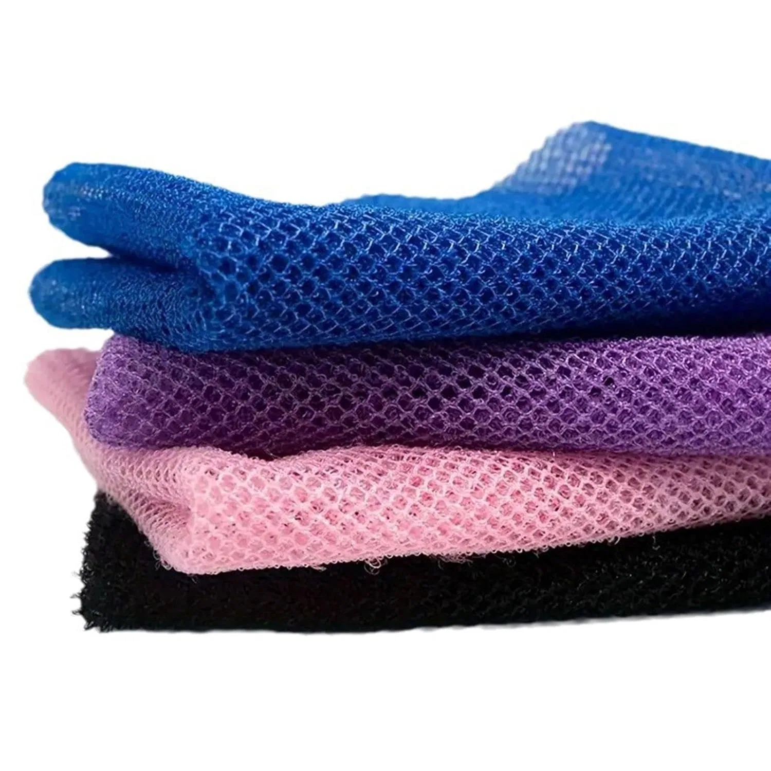 Скрабирующее полотенце для тела, Nylon, 20x65 см, Schwarz Fxzqgnh — фото 3