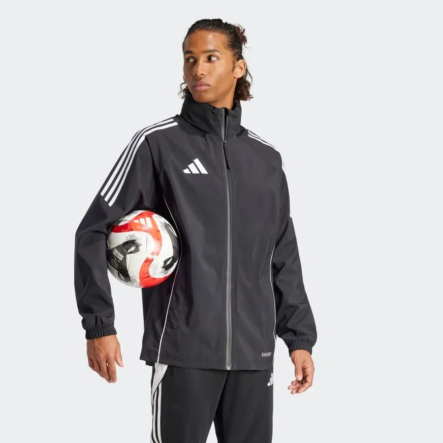 Мужская куртка с длинным рукавом, модель Tiro 24 RA JKT, adidas, Черный — фото 3