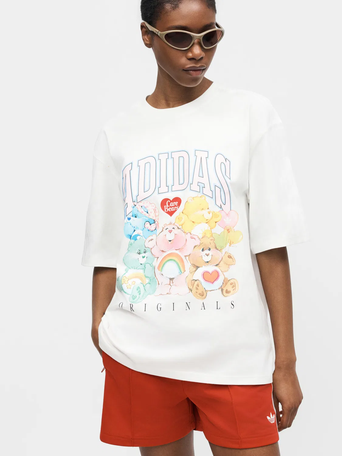Футболка Adidas Originals CB белого цвета — фото 4