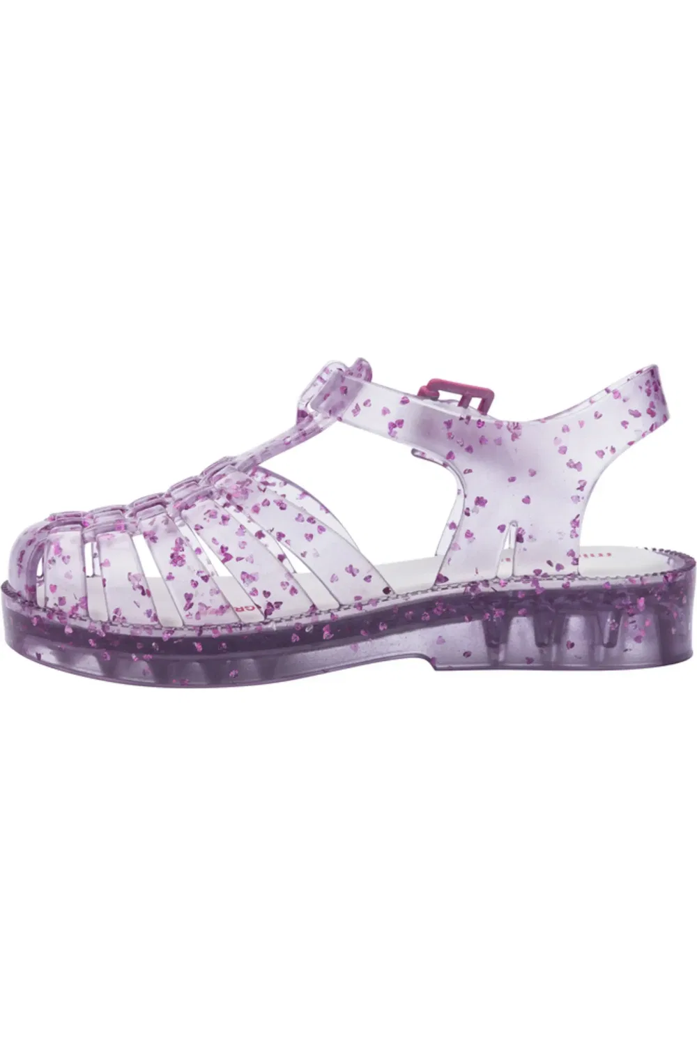 Сандалии детские рыбацкие блестящие Possession Mini Melissa, Glitter Clear — фото 4