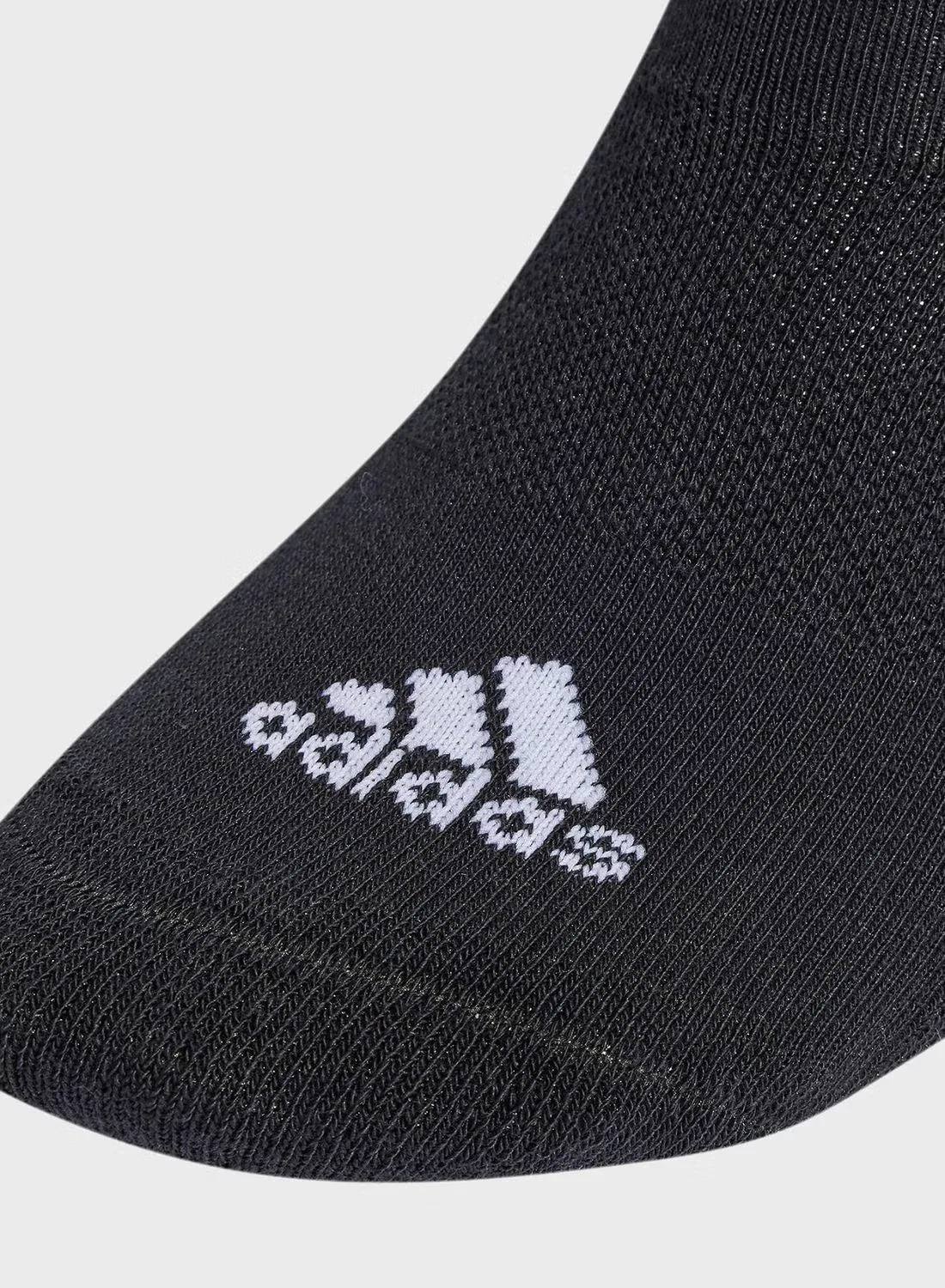 Носки низкие с амортизацией 3-Stripes Adidas, черный — фото 3