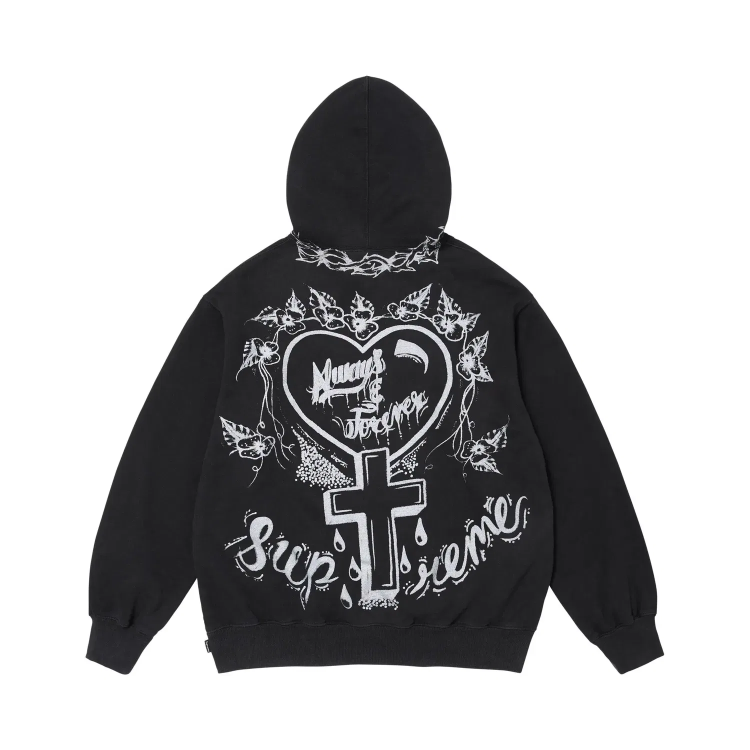 Свитшот с капюшоном Forever Supreme, Black