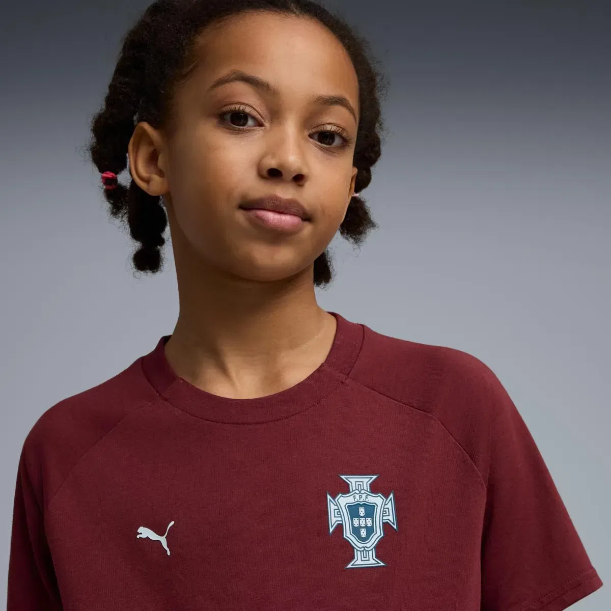Детская футбольная футболка Puma PUMATECH Pocket Jr, Красный — фото 4