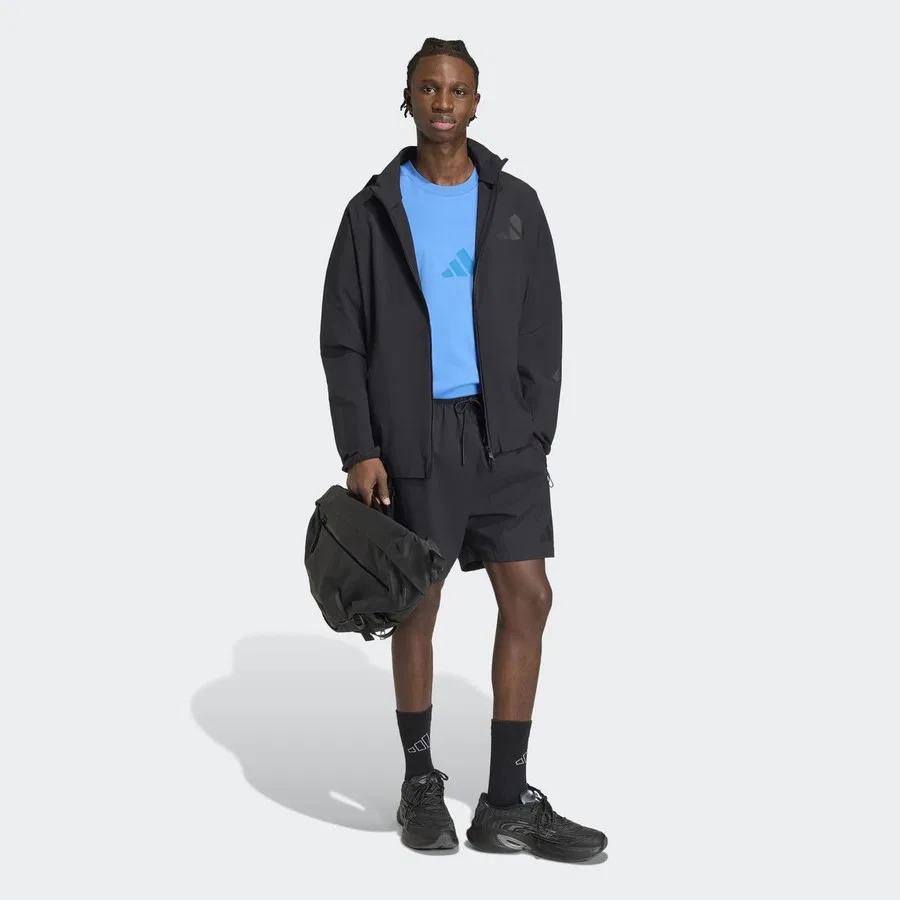 Футболка с длинным рукавом Z.N.E. adidas, Синий — фото 3