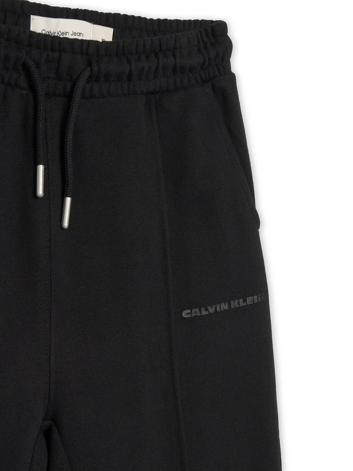 Спортивные брюки свободного кроя для мальчика Pintuck Calvin Klein Jeans, черный — фото 3