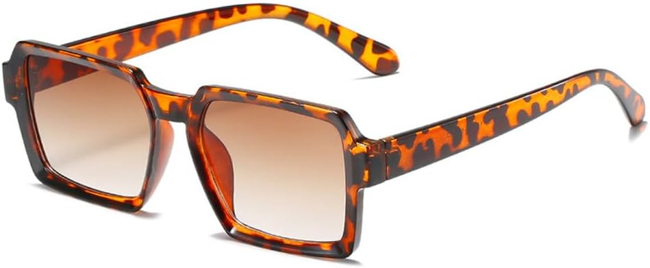 

Винтажные солнцезащитные очки для женщин, модные солнцезащитные очки для женщин оранжево-коричневого цвета с прозрачными линзами, мужские солнцезащитные очки UV400 TKKTLLT, C3leopard-brown